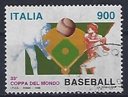 Italy 1998  Baseball-Weltmeisterschaft, Florenz  (o) Mi.2584 - 1991-00: Used