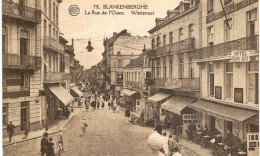 Blankenberghe  La Rue De L'Ouest - Blankenberge