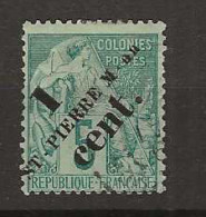 1891 USED St Pierre Et Miquelon Mi 30 - Gebraucht