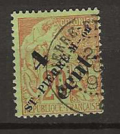 1891 USED St Pierre Et Miquelon Mi 36 - Oblitérés