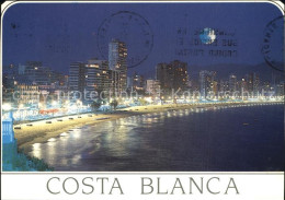 72435259 Benidorm Playa De Levante Strand Hotels Nachtaufnahme  - Autres & Non Classés