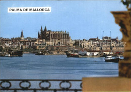 72435245 Palma De Mallorca Stadtbild Mit Kathedrale Hafen Palma - Autres & Non Classés