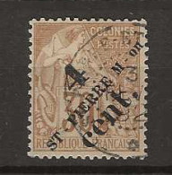 1891 USED St Pierre Et Miquelon Mi 39 - Oblitérés