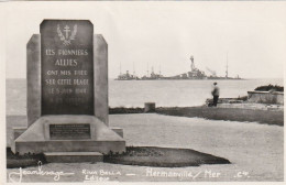 *** 14  ***  HERMANVILLE SUR MER - Riva Bella Monument Les Pionniers Alliés Ont Mis Le Pied ... Dos Vierge - Autres & Non Classés