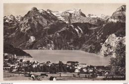 Brunnen Am Vierwaldstättersee Gegen Urirostock 1934 - Autres & Non Classés