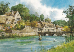 River Coln, Bibury, Cotswolds-  Unused   Postcard  - G31 - Otros & Sin Clasificación