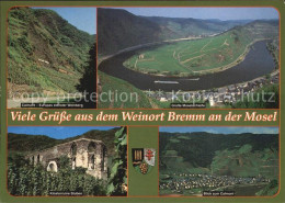 72435022 Bremm Mosel Klosterruine Stuben Calmont Moselschleife Bremm Mosel - Autres & Non Classés