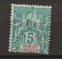 1892 USED St Pierre Et Miquelon Mi 49 - Usati