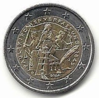2 Euro, 2024, Paulskirchenverfassung 1849, Prägestätte (J), Vz, Gut Erhaltene Umlaufmünze - Duitsland