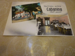 B854  Trattoria Alpina Cabanina Viaggiata - Alberghi & Ristoranti