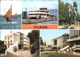72434741 Balaton Plattensee Post Denkmal Faehrschiff  Budapest - Hongrie