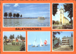 72434727 Balatonszemes Kirchee Campingplatz Segelboote  - Hungary