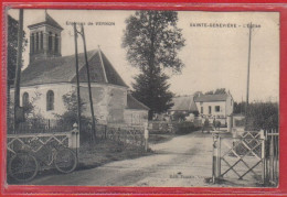 Carte Postale 27. Sainte-Geneviève  Le Passage à Niveau  Près Vernon  Très Beau Plan - Sonstige & Ohne Zuordnung