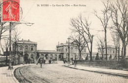 REIMS - La Gare De L'Est. - Bahnhöfe Ohne Züge
