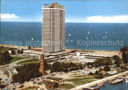 72434629 Travemuende Ostseebad Luftbild Hafen  Travemuende Ostseebad - Lübeck