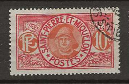1909 USED St Pierre Et Miquelon Mi 77 - Oblitérés