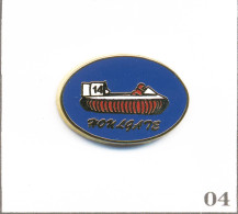 Pin's Association - Aéroglisseur / “Club Air De Glisse“ à Houlgate (14). Non Est. Zamac. T1020-04 - Schiffahrt