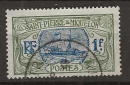 1909 USED St Pierre Et Miquelon Mi 87 - Oblitérés