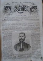 D203433 P284 Mirko Šuhaj, A Croatian Jurist, Vukovar -Croatia  -Hungarian Newspaper  Frontpage 1866 - Prints & Engravings