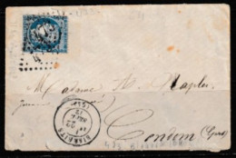 Lettre 1872 Biarritz - 1871-1875 Ceres