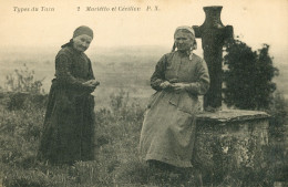 CPA-TYPES Du TARN - Mariétto Et Cécillou -TBE* 2 Scans* - Sonstige & Ohne Zuordnung