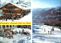 72434238 Zell Ziller Tirol Alpengasthof Enzianhof Terrasse Skilift Zell Am Zille - Autres & Non Classés