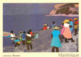 Martinique - Art Peinture - Catherine Theodose - Noir Est Le Sable Pour Les Poissons Bleus - CPM - Voir Scans Recto-Vers - Autres & Non Classés