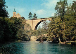 89 - Pierre-Perthuis - L'Eglise Et Les Deux Ponts - CPM - Voir Scans Recto-Verso - Andere & Zonder Classificatie