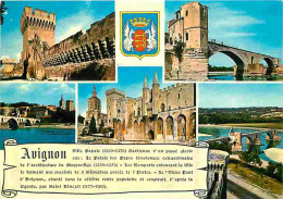 84 - Avignon - Multivues - Blasons - Flamme Postale - CPM - Voir Scans Recto-Verso - Avignon