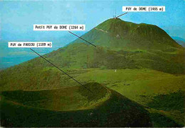 63 - Le Puy De Dome - Chaine Des Puys - Au Premier Plan Puy De Pariou - Au Fond Puy De Dome - CPM - Voir Scans Recto-Ver - Sonstige & Ohne Zuordnung