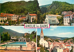 66 - Amélie Les Bains - Multivues - Piscine - CPM - Voir Scans Recto-Verso - Other & Unclassified