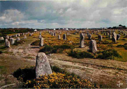 56 - Carnac - Alignements Mégalithiques Du Ménec - Menhirs - Flamme Postale - CPM - Voir Scans Recto-Verso - Carnac