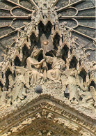 51 - Reims - Cathédrale Notre Dame - Façade Ouest - Portail Central - Le Couronnement De La Vierge - CPM - Carte Neuve - - Reims