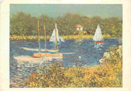 Art - Peinture - Claude Monet - Le Bassin D'Argenteuil - CPM - Voir Scans Recto-Verso - Pintura & Cuadros