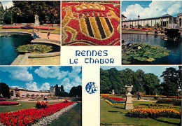 35 - Rennes - Le Jardin Du Thabor - Multivues - CPM - Voir Scans Recto-Verso - Rennes