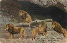 Animaux - Fauves - Lion - Carl Hagenbeck's Tierpark Stellingen - Zoo - CPA - Voir Scans Recto-Verso - Löwen