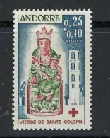 ● ANDORRA  FRANCESE 1964 ֍ Pro Croce Rossa ֍ Vergine S. Coloma ● N. 172 ** ● Cat. 35,00 € ● Lotto N. 10 B ● - Unused Stamps