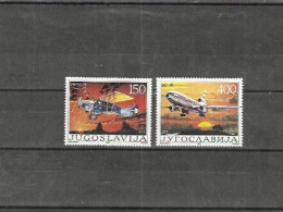 YUGOSLAVIA Nº 2092 AL 2093 - Vliegtuigen