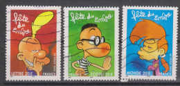 Yvert 3751 / 3753 Titeuf - Used Stamps