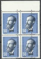 Turkey; 1964 Cultural Celebrity 50 K. ERROR "Double Perf." - Ongebruikt