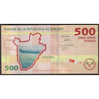 BURUNDI - PICK 50 - 500 FRANCS - 2018 - CAFE - CROCODILE - Burundi