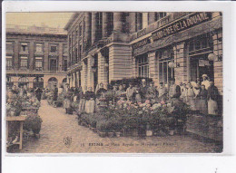 REIMS: Place Royale, Marché Aux Fleurs - Très Bon état - Reims