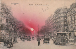 *** 75  **** PARIS  Le Boulevard Poissonniere - Façon Coucher De Soleil - Timbrée - Otros Monumentos