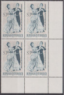 1970 , Mi 1340 ** (1) -  4er Block Postfrisch - Berühmte Operetten , Zwei Herzen Im Dreivierteltakt - Unused Stamps