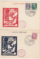 Guerre, Cartes Exposition Du Prisonnier Stalag 15 Et 19/2/46. Collection BERCK. - Cartas & Documentos