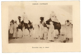 ALGERIE MISSION D'AFRIQUE EXCURSION DANS LE DESERT 1927 - Szenen