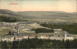 72433745 Jonsdorf Panorama Landschaft Handkolorierte Kuenstlerkarte Jonsdorf - Otros & Sin Clasificación