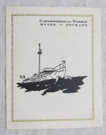 Canonnières Du Tonkin - Mytho & Tourane - Rare Carte De Voeux 1934 Signatures - Campagne Extrême Orient Haiphong - Dokumente