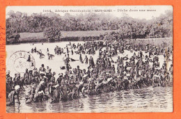 21492 / ⭐ Haute-Guinée ◉ Peche Dans Une Mare Afrique Occidentale 1908 à Yvonne MONESTIE Albi ◉ FORTIER 1066 - Guinea Francesa