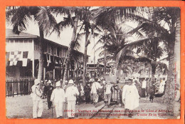 21048 / ⭐ ♥️ GRAND-BASSAM Cote Ivoire ◉ Voyage Ministre Colonies Cote AFRIQUE Visite Ville 1909 à Yvonne MONESTIE Albi - Ivoorkust